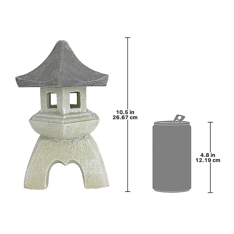 Design Toscano® 10.5" Medium Pagoda Lantern Sculpture, 2ct.