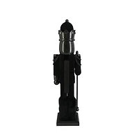 16" Black Wood Nutcracker with Staff by Ashland®