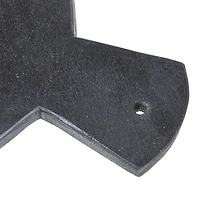 Hello Honey® 15" Black Modern Marble Cutting or Charcuterie Board with Handle