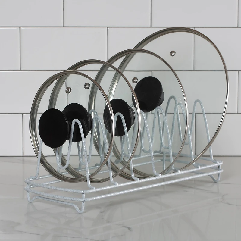 Laura Ashley White Speckled Lid Organizer