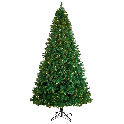 11ft. Pre-Lit Northern Tip Artificial Christmas Tree, Clear LED Lights