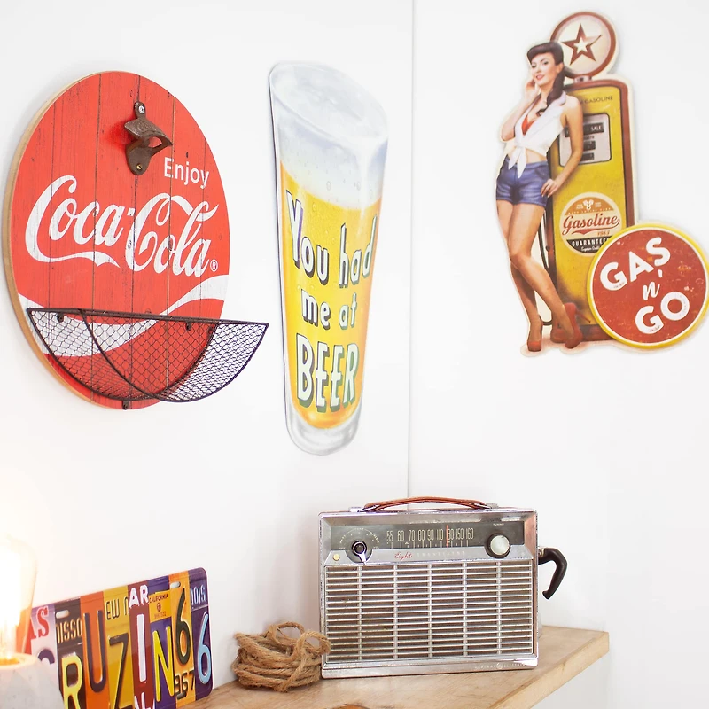 Coca Cola Bottle Opener & Cap Catcher