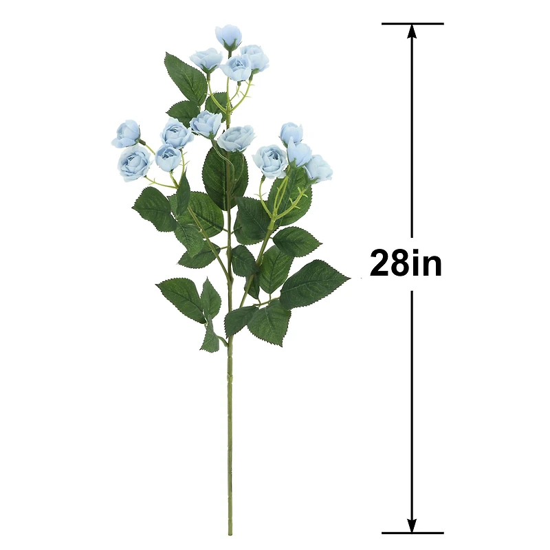 28" Light Blue Rose Stem by Ashland®