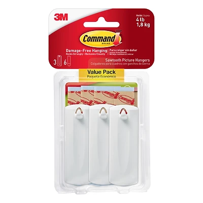 3M Command™ Sawtooth Picture Hangers Value Pack