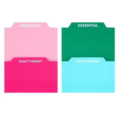 Assorted Tab Sticky Note Pads, 2pc. by Fab Finds