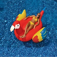 Swimline Red Inflatable Macaw Pool Raft