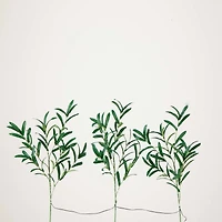 23" Pre-Lit Olive Branch Stem Set