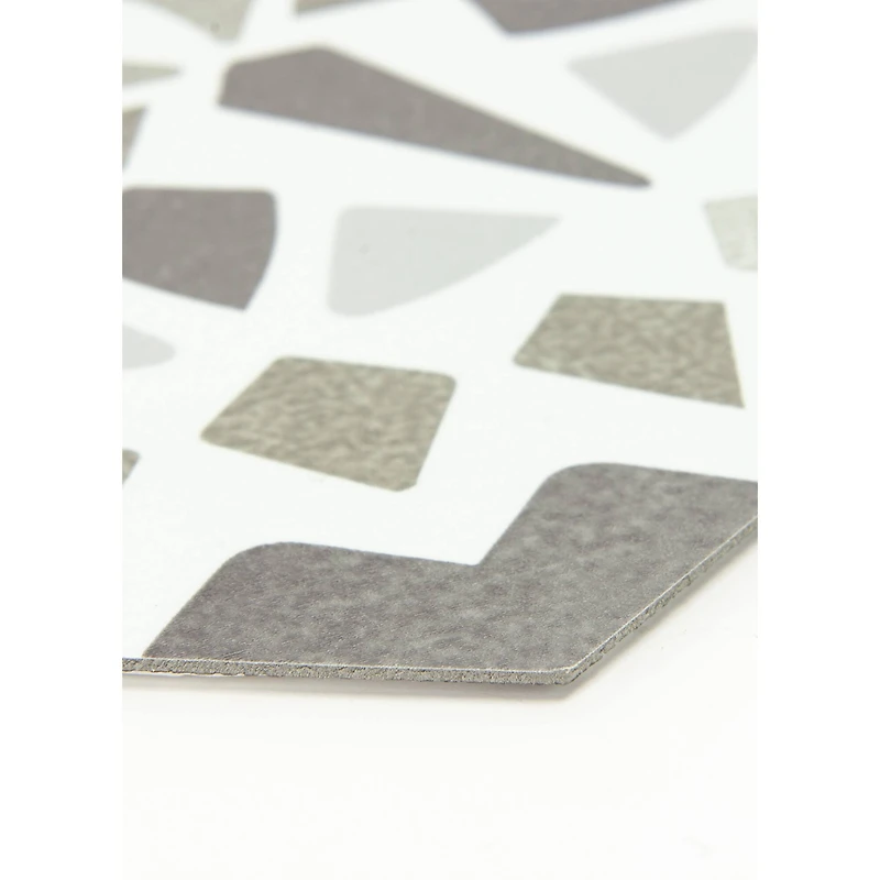 FloorPops Ribera Peel & Stick Hexagon Floor Tiles