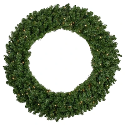 4ft. Pre-Lit Canadian Pine Artificial Christmas Wreath