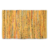 DII® Multi Mustard Rag Rug, 4ft. x 6ft.