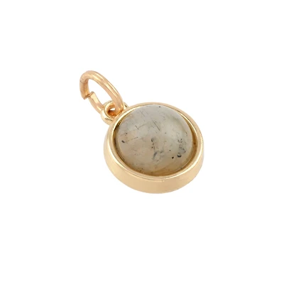 Round Labradorite Charm by Bead Landing™