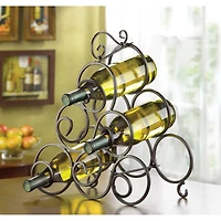 15.5" Scrollwork Wine Rack