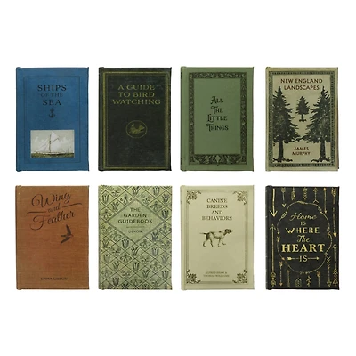 Hello Honey® 5.5" Vintage Style Book Boxes, 8ct.