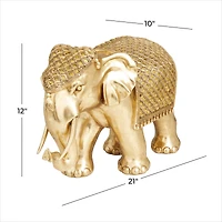 21" Gold Jungle Glam Sculpture