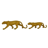 Gold Glam Leopard Sculpture Set