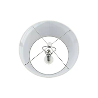 Hello Honey® 28.7" Faceted Aged Pewter Metal Column Table Lamp