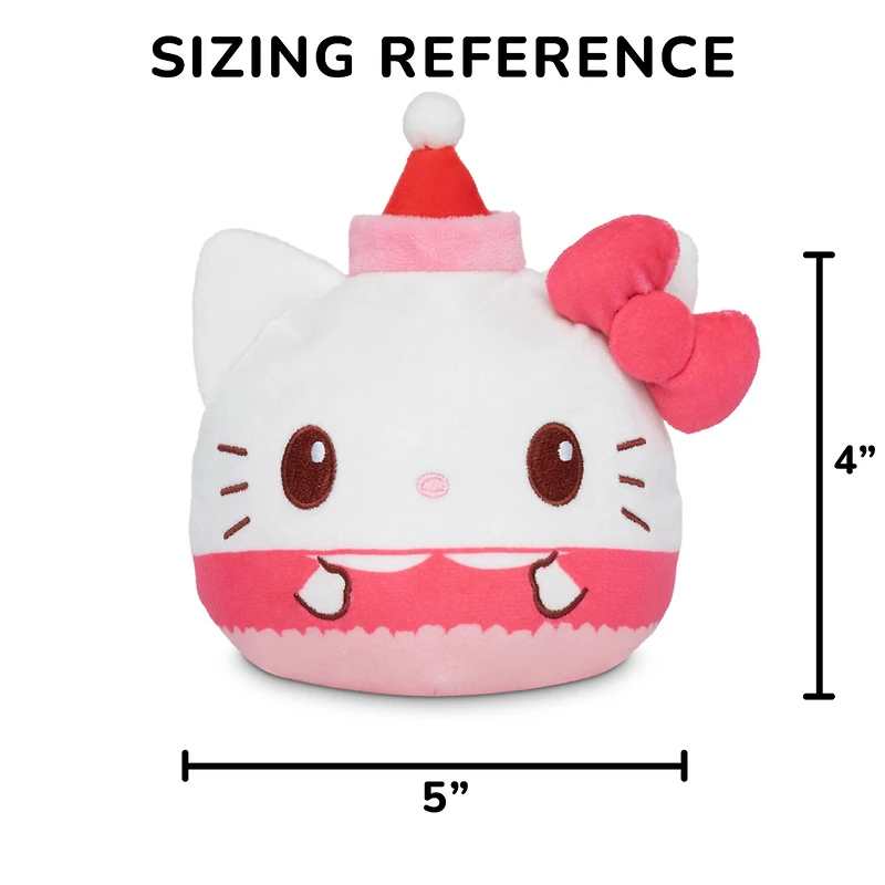 4" Hello Kitty® Present & Hat Holiday Reversible Plushie