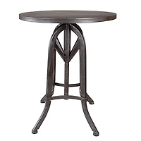 Design Toscano 25.5" Industrial Revolution Adjustable Height Side Table