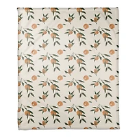 Peachy Pattern 50" x 60" Coral Fleece Blanket