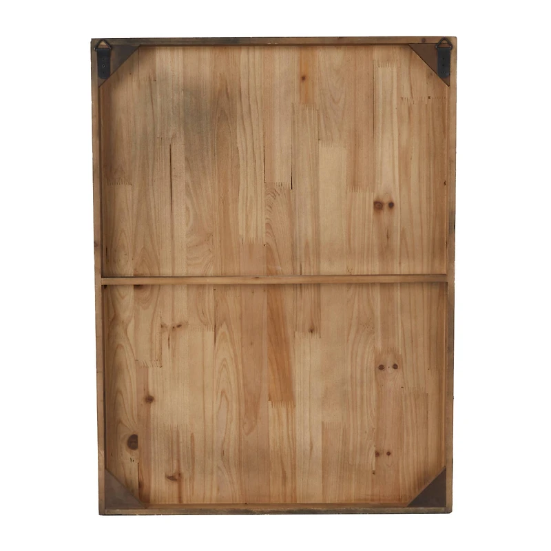 Black Wood Coastal Wall Decor, 24" x 2" x 32"