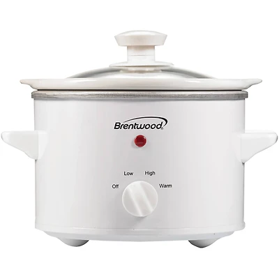 Brentwood 1.5qt. White Slow Cooker