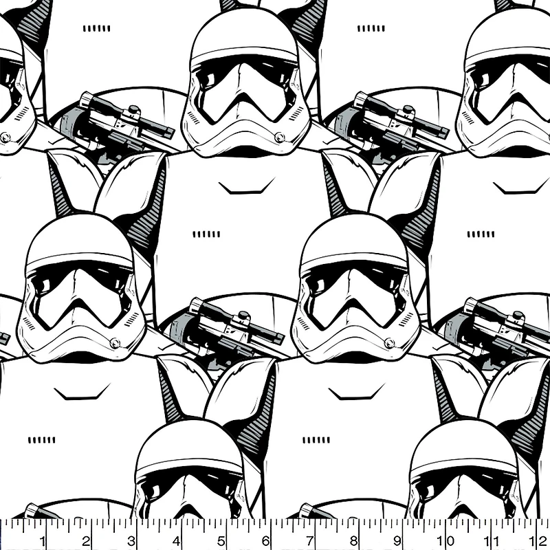 Camelot Fabrics Star Wars Stormtrooper Fleece Precut Fabric Bundle