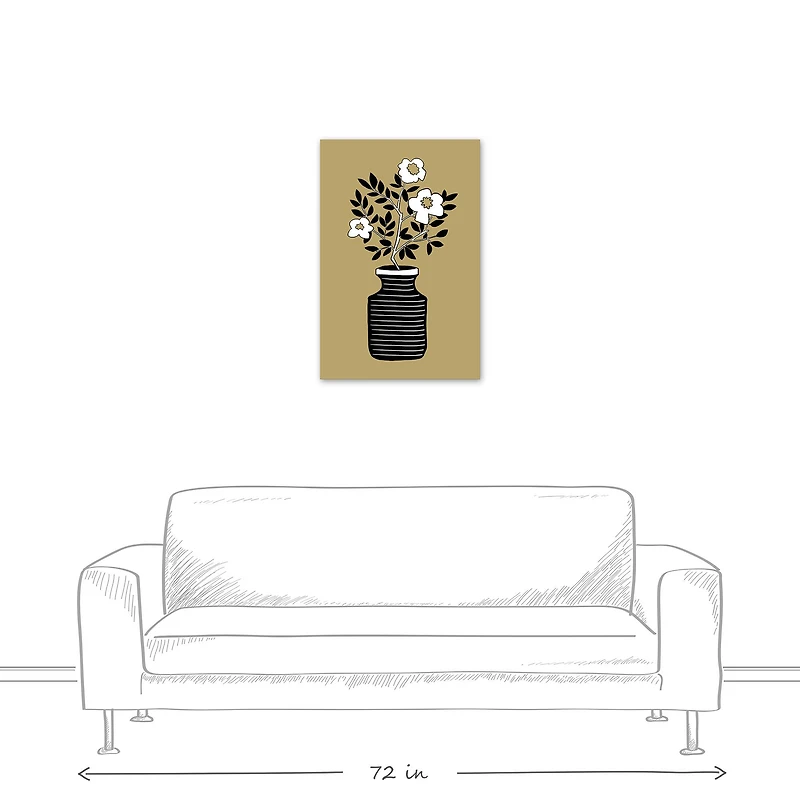 Designs Direct Boho Plant Canvas Wall Art