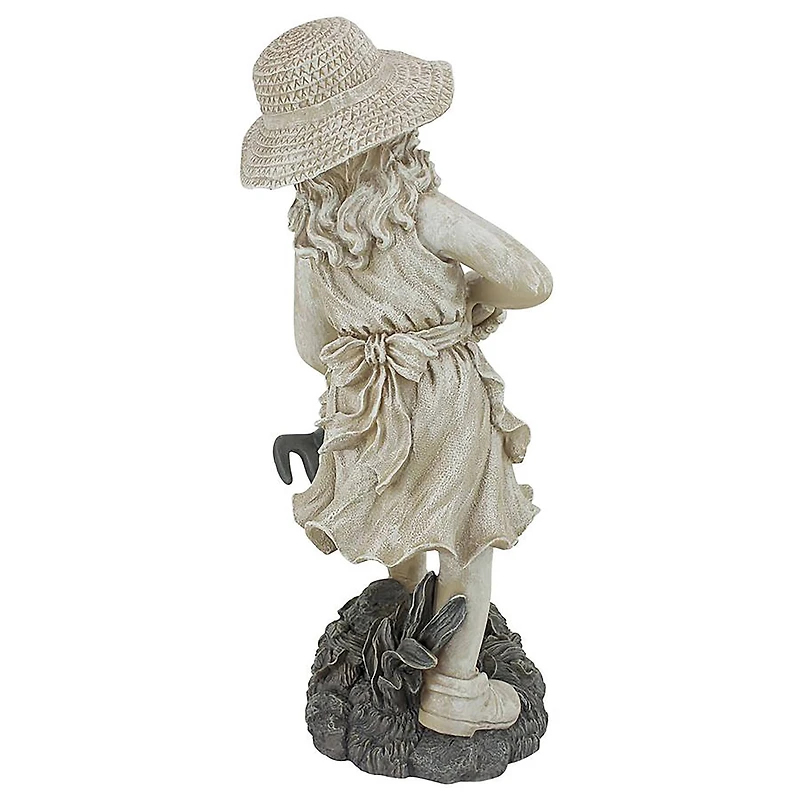 Design Toscano® 20" Rebecca, Young Gardener Sculpture