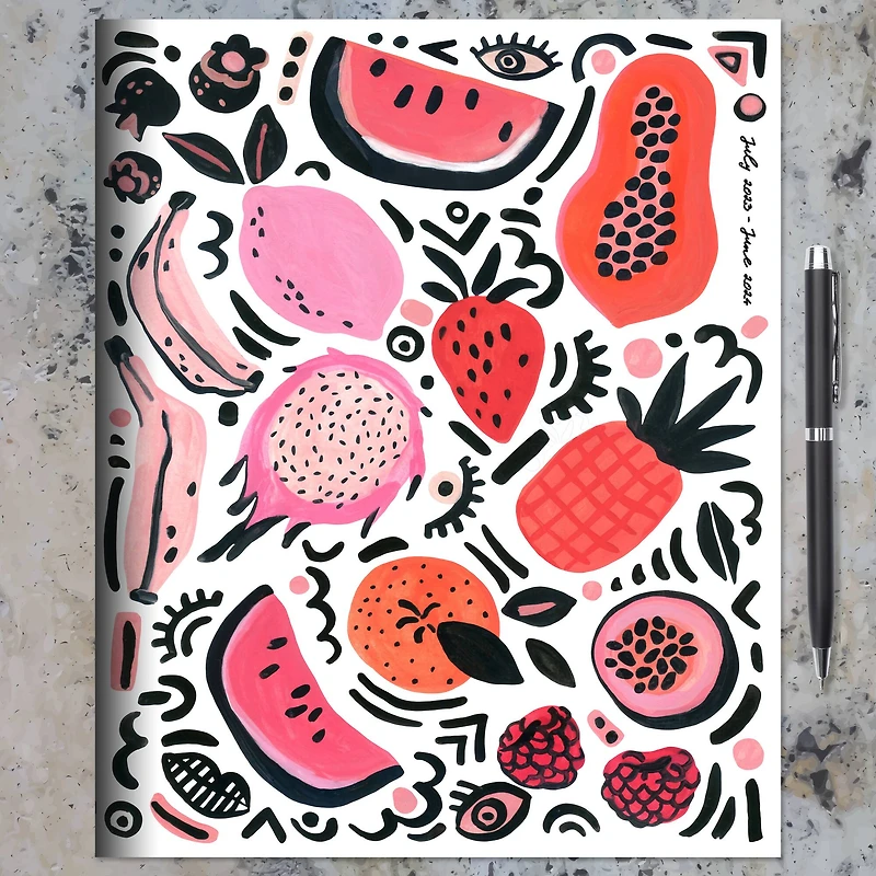 TF Publishing 2023-2024 Fruits for You Large Monthly Planner