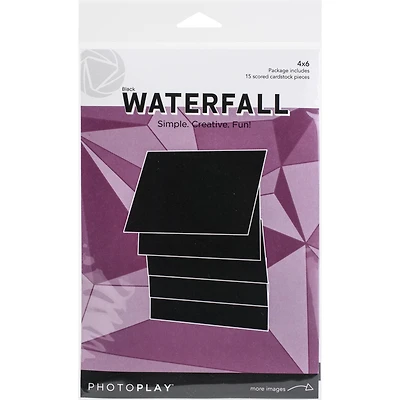 PhotoPlay™ Maker Series 4" x 6" Manual Black Waterfall Kit