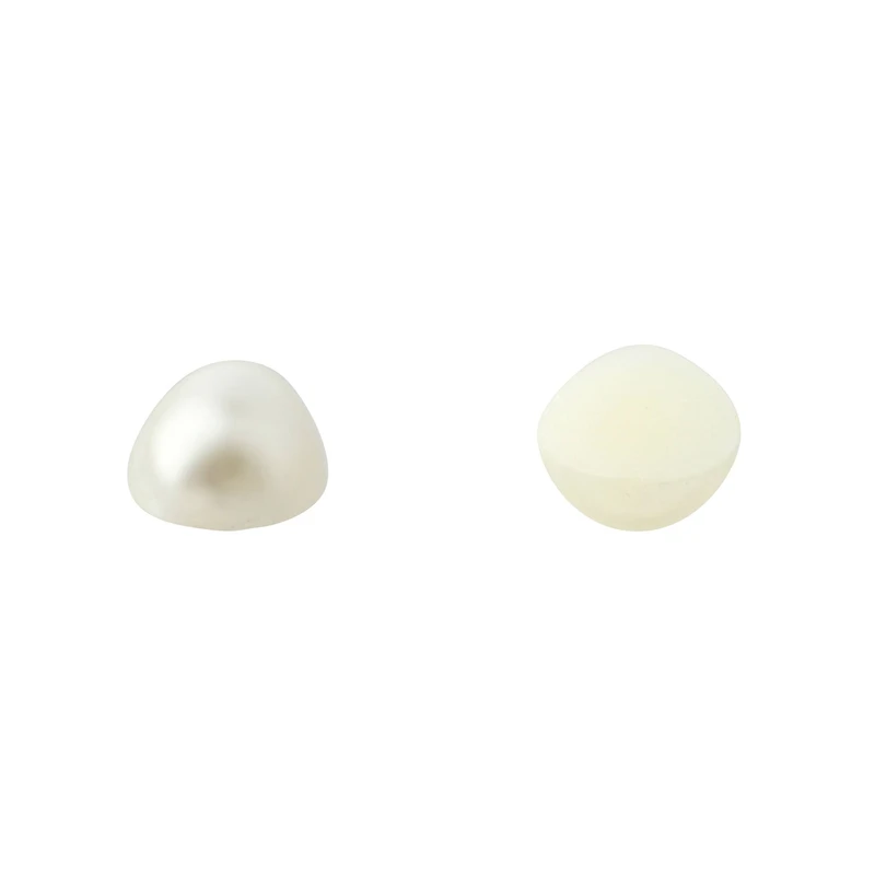 6mm x 8mm Ivory Plastic Flatback Pearl Teardrops, 300ct. by Bead Landing™