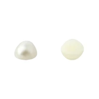 6mm x 8mm Ivory Plastic Flatback Pearl Teardrops, 300ct. by Bead Landing™