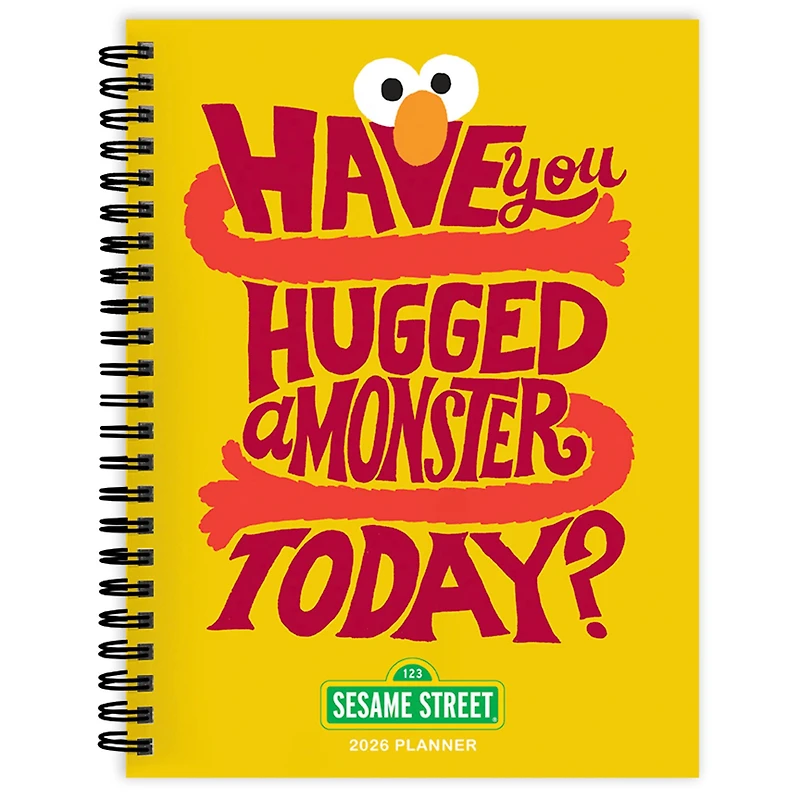 2026 Sesame Street Medium Weekly Monthly Planner