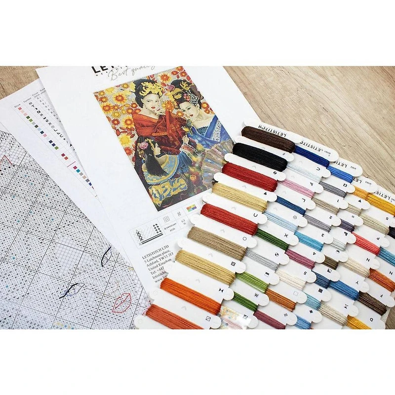 Letistitch Geisha Song Counted Cross Stitch Kit