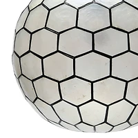 Hello Honey® Capiz Honeycomb Ceiling Light