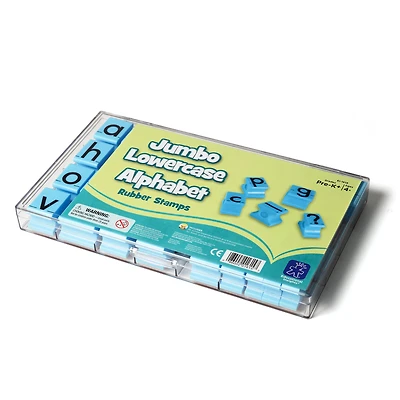 Educational Insights Jumbo Lowercase Alphabet Rubber Stamps