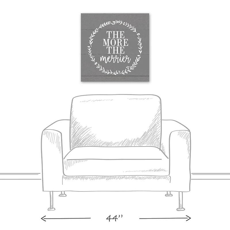 More The Merrier 20" x 20" Canvas Wall Art