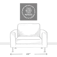 More The Merrier 20" x 20" Canvas Wall Art