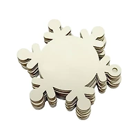 3.5" DIY Plywood Snowflake Ornaments, 50ct. by Make Market®