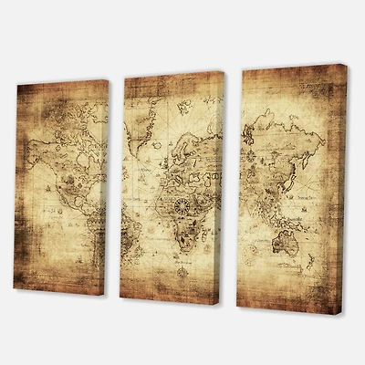 Designart - Ancient Map of The World IV