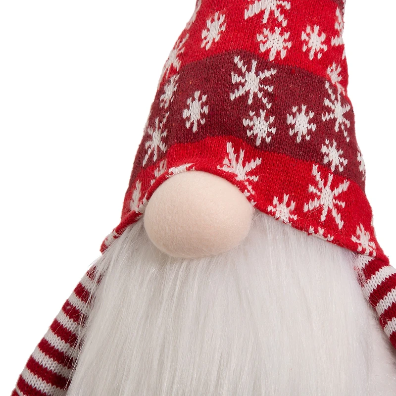 Glitzhome® 24" Red Christmas Gnome Décor Accent