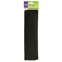 12" Black Chenille Stems, 12 Packs of 100