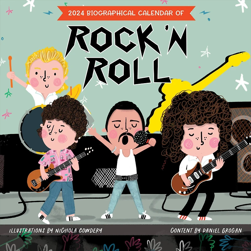 TF Publishing 2024 Rock 'n Roll Biographies Calendar