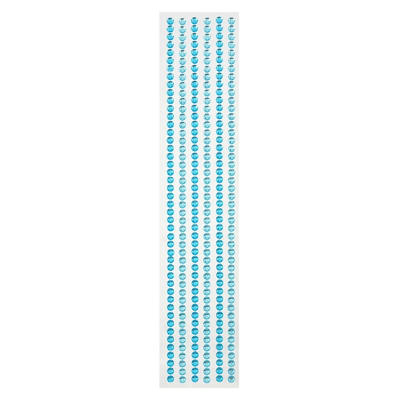 12 Packs: 6 ct. (72 total) Blue Combo Rhinestone Borders by Recollections™