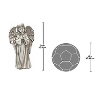 Design Toscano 20" Divine Messenger Memorial Garden Angel Statue