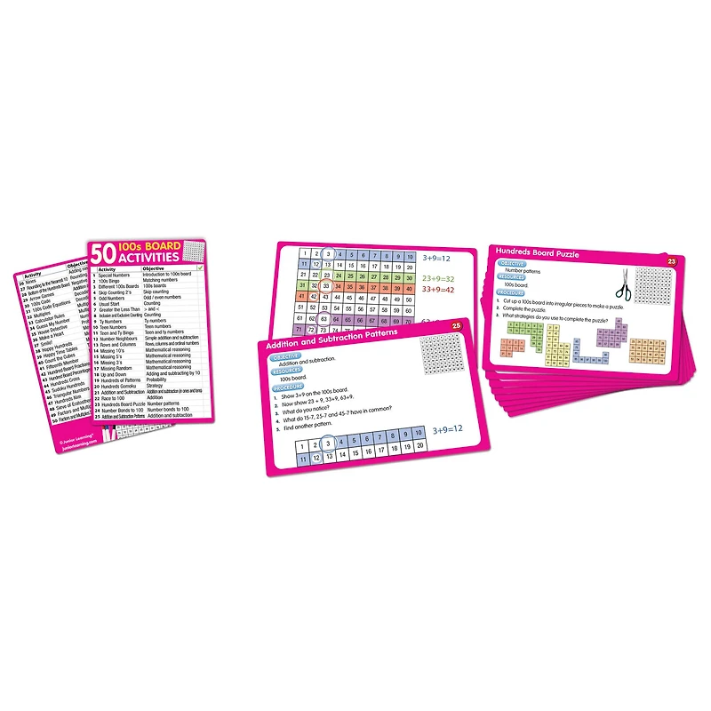 Junior Learning® 50 100s Board Activities Learning Set