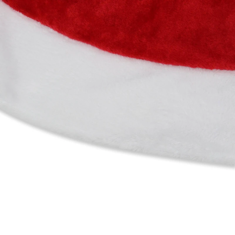 48" Red & White Velveteen Tree Skirt