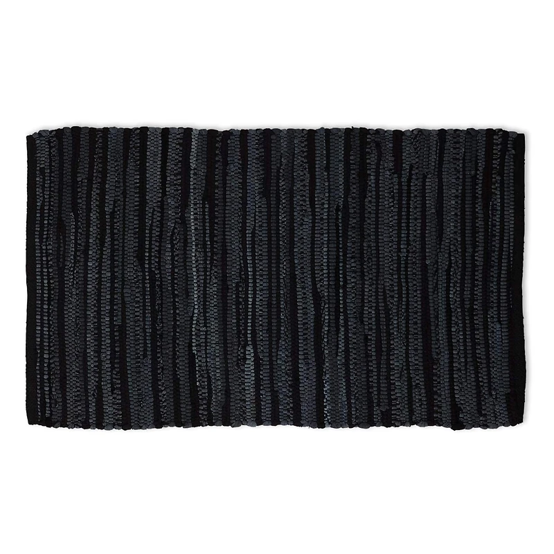 DII® Multi Black Rag Rug
