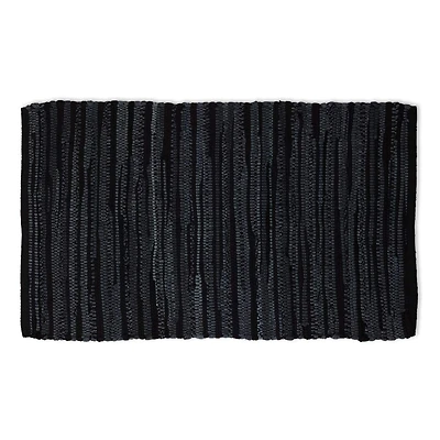 DII® Multi Black Rag Rug