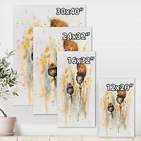 Designart - Mouse Sitting On Poppies